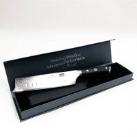 Shan to cook knife kitchen knife 16.5 cm all -purpose knife Damast stainless steel Extra sharp knife blade with ergonomic handle Exquisite gift packaging., 16.5 cm