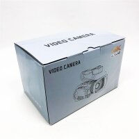 Videokamera 4K Camcorder mit Mikrofon 48MP 60FPS WiFi YouTube Videokamera 30X Digital Zoom Video Camcorder mit LED-Fülllicht und Handstabilisator