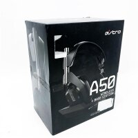 Astro Gaming A50, wireless gaming headset with charging station, Dolby Audio, Game/Voice Balance Control, 2.4 GHz wireless, 9m range, for Xbox Series X | S, Xbox One, PC, Mac - Black/Gold