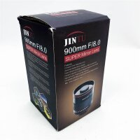 JINTU 900mm F8.0 MF Mirror Teleobjektiv Foldback-Objektiv Kompatibel mit Canon Nikon SLR 4000D 2000D 200D 1200D 1300D 60D 70D 90D 400D 550D 650D 750D D780 D90 D3500 D5600 D5500 D5200 D3200 D3100