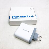 PowerLot 100W USB C Ladegerät GaN Pro 4 Port PD USB Netzteil, Schnellladegerät für MacBook Pro, Lenovo, Surface Pro, Dell XPS, Chromebook, HP, Laptop, iPad, iPhone 13 Pro Max, AirPods usw
