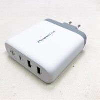 Powerlot 100W USB C charger GAN PRO 4 Port PD USB power supply, fast charger for MacBook Pro, Lenovo, Surface Pro, Dell XPS, Chromebook, HP, Laptop, iPad, iPhone 13 Pro Max, Airpods etc.