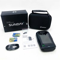 SUNDAY Dual Lens Inspektionskamera | 720p wasserdicht 7.9mm Endoskop Kamera mit 7 verstellbaren LED-Lichtern, 1M Halb-Rigid-Kabel und 4,3 Zoll LCD-Display, DIY Werkzeuge für CVC, Abfluss und Auto