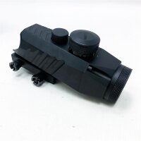 ToopMount Zielfernrohr 3X30mm Taktische Sight Scope Rot / Grün beleuchtet Mehrschichtiges optisches Zielfernrohr mit Standard-Weberhalterung für 20-mm-Picatinny-Schiene