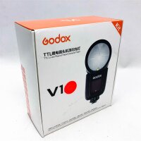 Godox V1C TTL 1 / 8000S HSS round camera flash + AK-R1 flashlight for Canon camera