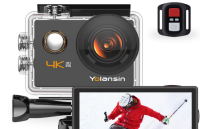 Yolansin Action Cam 4K 20MP WiFi 40M waterproof...