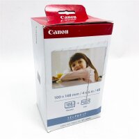 3 color cartridges & photo paper (108 sheet) Compatible to Canon KP-108in for SELPHY CP Photo printers CP1000 CP1300 CP790 CP800 CP910, postcard size: 100 x 148mm