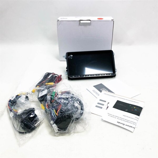 [1G+16G] 9 Zoll mit Wireless Carplay Android Auto AutoRadio Bluetooth für VW - 2 Din Radio Android 10 FM GPS WiFi SWC Cinch EQ für Passat Golf MK5 MK6 T5 Transporter Touran Seat + Rückfahrkamera