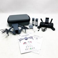 Idea32 drone with camera, RC FPV drone with GPS/optical fluid position for beginners, headless, car return, foldable 5 GHz WiFi quadrocopter with brushless engine, follow -up mode.