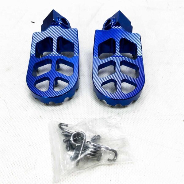 JFGRACING Billet MX Foot Pegs Pedals Support for CR125 CR250 CRF150R CRF250R CRF250X CRF250RX CRF450R CRF450RX CRF450X CRF250L CRF250M CRF250RALLY CRF450L 02-19