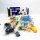 Kindermosaik 3D-Puzzle Konstruktionsspiele Brettspielzeug 290 STÜCKE Reiche Blöcke mit Aufbewahrungskoffer, kreative Dinosaurier Autotiere Buchstabennummer DIY pädagogischer Junge Mädchen 3+ Jahre