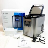Gemlux ice cube machine stainless steel, portable ice...