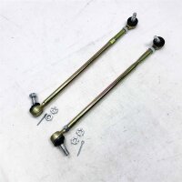 Qiilu tie rod heads, 2 sets of tie rod heads with ends kit replacement for Suzuki Quadsport 400 LT-Z400Z 2003-2004