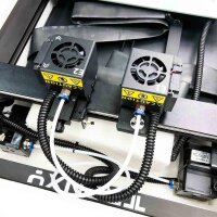 TRONXY Gemini S 3D Drucker mit Dual-Extruder mit 0,25 kg Dual-Filamenten, Druckgröße 300x300x390 mm Unterstützt lösliche Materialien PVA, TPU PETG PLA ABS