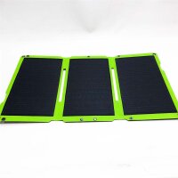 Solar charger 30W portable solar panel charger with 2 port usb etfe monocrystalline panel ride-up device