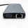 USB C Docking Station Dual Monitor Triple Display, USB C Hub Multiport Adapter, 12 in 1 Dockingstation mit 2 HDMI,VGA,Ethernet,4 USB,PD,SD/TF Kartenleser,Audio, Thunderblot 3/4 Dock für Dell,HP,Lenovo