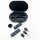 BOYA by-WM3 Mini 2.4G Wireless Microphone Clip-on Transmitter Portable Receiver Charging Case for iOS iPhone Podcast Facebook YouTube Vlog Video Recording (BY-WM3D)