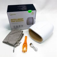 Wireless Hand massager with heat, 3 levels of air compression and heating, hand massager for hand surface wrench.