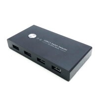 Rybozen USB 3.0 Switch for 4-USB Share 2-PCs, 2-in 4-out...