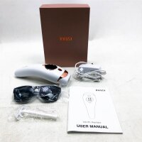 IPL devices hair removal for men and women 999,000 light impulses, for long -term reduction in renewable hair, suitable for body, face, bikini area (white)