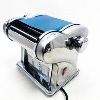 CGOLDENWALL Elektrische Nudelmaschine aus Edelstahl mit 1.5mm Runde &4mm flache Klinge/Pasta Maschine mit Pasta Cutter mit 6 Dickeneinstellungen DIY für Spaghetti Lasagne Ravioli und Makkaroni