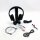 TV radio headphones, over-ear wireless headphones with 2.4GHz digital charging station for TV HiFi DVD, transmitter with optical and aux port