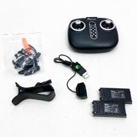Potosic mini drone with camera dual battery rc quadrocopter drone 2.4gHz FPV Live transmission remote-controlled drone toys drone for beginners alternating battery