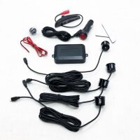 Parking aid wirelessly kit, re-bicycle system with 4 PDC...