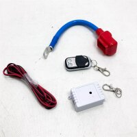 COCAR Auto Kfz 24V Electromagnetic Remote control Battery switch with a positive connection cable Battery main switch remote control magnetic cobbler power interruption main serial switch