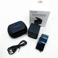 Telesin triple battery charger set charging box + 3...