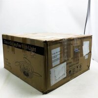 Depuley LED crystal ceiling fan with light and remote control, 3 color changing dimmable fans, adjustable 3 speeds, 40W light and 58W motor with timer, quieter for bedroom, living room