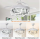 Depuley LED ceiling fan crystal with light & remote control, 3 color change dimmable fan, adjustable 3 speeds, 40W light and 58W engine with timer, quieter for bedroom living room