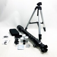 Astronomy refractor telescope, optical glass and metal...