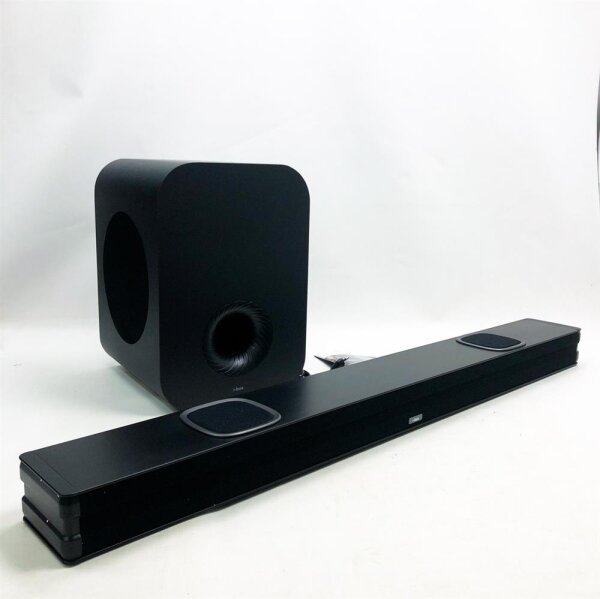 Soundbar mit Kabellosem Subwoofer 150W, i-box Resonate Soundbar für TV-Geräte mit 3D-Surround-Sound, Bluetooth 5.0, HDMI (ARC) und Optischem Eingang