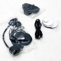 QSPORTPEAK M2 Motorrad Intercom, Helm Headset für bis zu 6 Motorräder mit 1000m Reichweite, DSP und CVS Geräuschunterdrückung Motorradhelm Kommunikationssystem/FM Radio/Voice Prompt/Wasserdicht