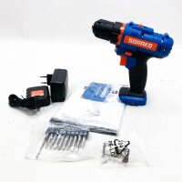 Sorako cordless screwdriver 18V, battery drilling...