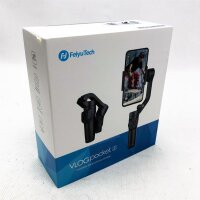 FeiyuTech [Offiziell] VlogPocket 2 Smartphone Gimbal mit Stativ, 3-Achsen Handy Stabilisator für iPhone 13/12/11, Samsung S21, und Redmi Note 10 Pro YouTube & TikTok - Rosa