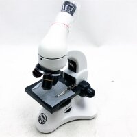 2000X Optisches Mikroskop, Metallkörper, 2 WF-Okulare, Dual-Luminator-System, EU-Stecker, Komplettes Zubehör für Kinder, Studenten, Anfänger