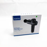 Massagepistole, RENPHO Massage Gun Massagegerät mit Type-C Ladeanschluss, 5 Massageköpfen und 6 Massage-Modi Massage Masagegäret Pistole mit LED Touchscreen für Nacken, Rücken, geschenke für männer