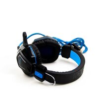 Foxxray Azure - Gaming-Kopfhörer mit Mikrofon, Farbe Schwarz