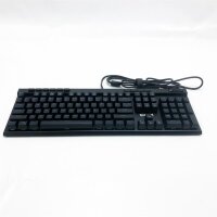 Redragon K580 VATA RGB LED Blaue Schalter Mechanische Gaming Tastatur, US Layout mit Hintergrundbeleuchtung 104 Tasten Anti-Ghosting mit Makrotasten und Dedizierten Mediensteuerelementen