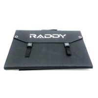 Raddy SP120 120W Portable solar panel foldable with 4 outputs DC/USB/QC3.0/Type-C Compatible with most portable solar generators.