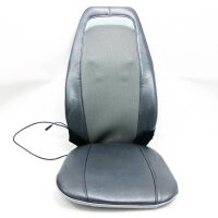 Rückenmassagegerät, RENPHO Massagesitzauflage S-Form Shiatsu Massageauflage mit Vibration, Wärmefunktion, Tiefenknetrollen, Massagegerät für Schulter, Taille, Hüfte