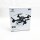 DEERC drone with camera 1080p FHD Live transmission 120 ° wide angle, RC quadrocopter with 2 batteries long flight time, altitude, cell phone control, TAP Fly, Headless mode including backpack for beginners