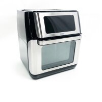 Innsky Ölfreie Fritteuse 10 l, 1500 W Heißluftfritteuse mit 10 Programmen, Heißluftfritteuse mit 6 kostenlosem Zubehör, Heißluftofen, Dörren, LED-Touchscreen und Timer