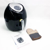 Ultrean hot air fryer, 4.6.8l hot air fryer, Air Fryer, fryer without oil? With LCD, black