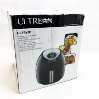 Ultrean hot air fryer, 4.6.8l hot air fryer, Air Fryer, fryer without oil? With LCD, black