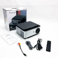 WIFI Bluetooth projector, 8500L 1080p Full HD projector,...