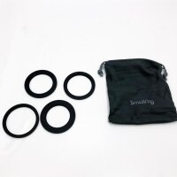 Smallig Mini Matte Box Lite with top flag for DSLRS and mirrorless cameras, compatible with 67mm/72mm/77mm/82mm/95mm lenses, comes with filter insert - 3575