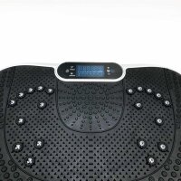 Weightworld fitness vibration platform-training and massager, home training, with Bluetooth speaker, remote control and fitness rubber, 99 levels